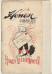 Handy Letter Writer, from the Honest Library series (N115) issued by Duke Sons & Co. to promote Honest Long Cut Tobacco by Donaldson Brothers|W. Duke, Sons & Co.