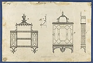Hanging Shelves, from Chippendale Drawings, Vol. II by Thomas Chippendale