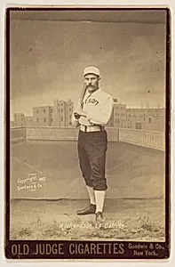 Hardy Richardson, Left Field, Detroit, from the series Old Judge Cigarettes by Goodwin & Company