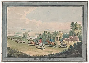 Hare Hunting by Thomas Rowlandson|S. W. Fores