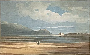 Harlech Castle across the Traeth Mawr