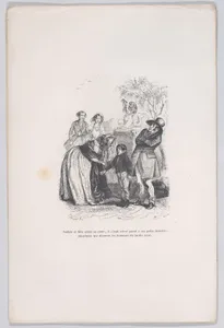 "He rose like those small sea monsters that decorate the fountains." from the Little Miseries of Human Life