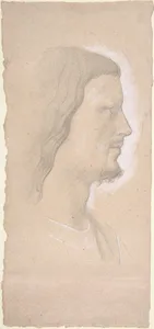 Head of a Saint (profile to the right), after Fra Angelico