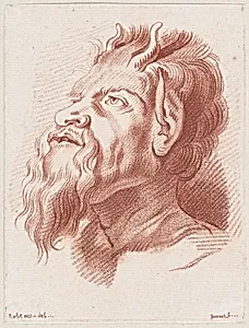 Head of a satyr