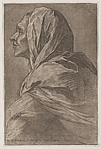 Head of a woman