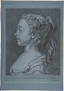 Head of a Young Girl in Profile