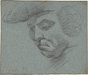 Head of Man Facing Left