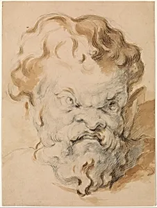 Head of Silenus by Paul Cézanne|Peter Paul Rubens