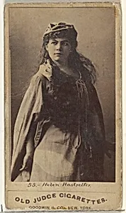 Helen Hastreiter, from the Actors and Actresses series (N171) for Old Judge Cigarettes by Goodwin & Company