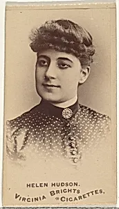 Helen Hudson, from the Actors and Actresses series (N45, Type 1) for Virginia Brights Cigarettes by Allen & Ginter