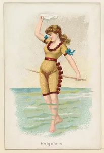 Helgoland, from the Beautiful Bathers series (N192) issued by Wm. S. Kimball & Co.