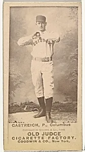 Henry Carl "Hank" Gastright, Pitcher, Cleveland, from the Old Judge series (N172) for Old Judge Cigarettes by Goodwin & Company