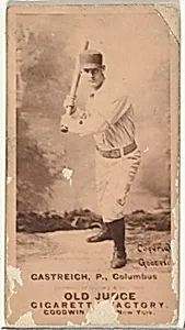 Henry Carl "Hank" Gastright, Pitcher, Cleveland, from the Old Judge series (N172) for Old Judge Cigarettes by Goodwin & Company