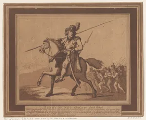 Henry Munro, Chief of the Irish Rebels by Thomas Rowlandson