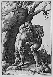 Hercules and the Nemean Lion