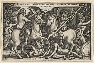 Hercules Raping Jole, from "The Labors of Hercules"