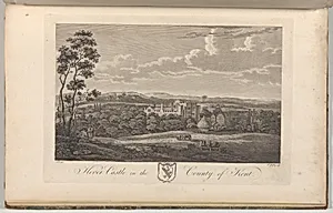 Hever Castle in the County of Kent, from Edward Hasted's, The History and Topographical Survey of the County of Kent, vols. 1-3 by Richard Bernard Godfrey