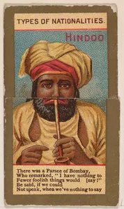 Hindoo, from Types of Nationalities (N240) issued by Kinney Bros.