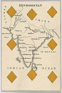 Hindoostan in Asia, from "Court Game of Geography"
