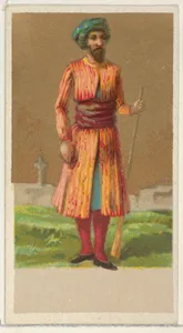 Hindustan, from the Natives in Costume series (N16), Teofani Issue, for Allen & Ginter Cigarettes Brands