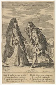 Hispani et Hispanae in Vestitu Cultus, from Fashions of Different Nations