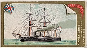 H.M.S. Sultan, from the Naval Vessels of the World series (N226) issued by Kinney Bros. by Kinney Brothers Tobacco Company