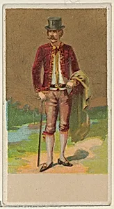 Holland, from the Natives in Costume series (N16), Teofani Issue, for Allen & Ginter Cigarettes Brands by Teofani & Company|Allen & Ginter