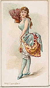 Hollander Dancer, from the Dancing Women series (N186) issued by Wm. S. Kimball & Co. by William S. Kimball & Company