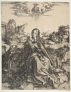 Holy Family with a Dragonfly by Albrecht Dürer