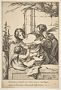 Holy Family with Palm