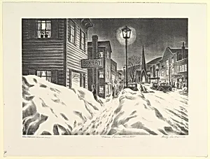 Home Town Winter by Carlos Anderson|WPA