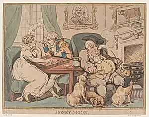 Honey Moon by Thomas Rowlandson|Nicolaus Heideloff|Rudolph Ackermann, London