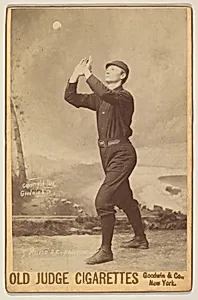 Hoover, Right Field, Philadelphia, from the series Old Judge Cigarettes by Goodwin & Company