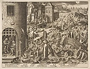 Hope (Spes) from the series The Virtues by Pieter Bruegel the Elder|Hieronymus Cock|Philips Galle