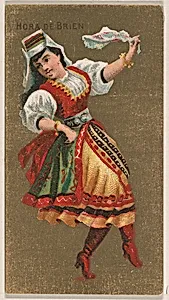 Hora De Brien, from National Dances (N225, Type 2) issued by Kinney Bros. by Kinney Brothers Tobacco Company