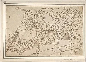 Horatius Cocles Defending the Bridge