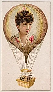 Hot air balloon, from the Novelties series (N228, Type 5) issued by Kinney Bros. by Kinney Brothers Tobacco Company