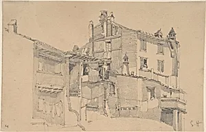 Houses on the Tiber