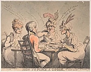 How to Pluck a Goose by Thomas Rowlandson|Thomas Williamson