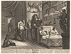 Hudibras and the Lawyer (Twelve Large Illustrations for Samuel Butler's Hudibras, Plate 12) by Philip Overton|John Cooper|William Hogarth|Samuel Butler