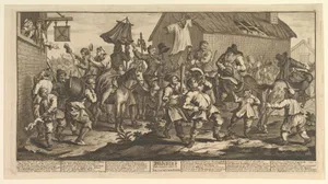 Hudibras and the Skimmington (Twelve Large Illustrations for Samuel Butler's Hudibras, Plate 7)