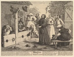 Hudibras in Tribulation (Twelve Large Illustrations for Saumel Butler's Hudibras, Plate 6)