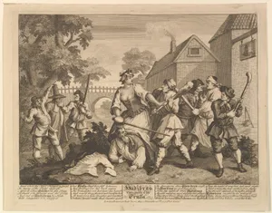 Hudibras Vanquished by Trulla (Twelve Large Illustrations for Samuel Butler's Hudibras, Plate 5)