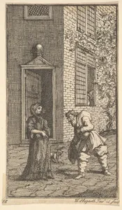 Hudibras Wooing the Widow (Seventeen Small Illustrations for Samuel Butler's Hudibras, no. 13)