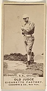 Hugh Duffy, Shortstop, Chicago, from the Old Judge series (N172) for Old Judge Cigarettes by Goodwin & Company