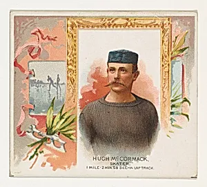Hugh McCormack, Skater, from World's Champions, Second Series (N43) for Allen & Ginter Cigarettes by Lindner, Eddy & Claus|Allen & Ginter