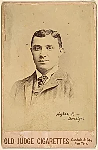 Hughes, Pitcher, Brooklyn, from the series Old Judge Cigarettes by Goodwin & Company