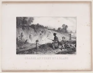 Hunting a Ferret with Blanks, from the series Hunting Scenes