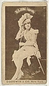 Ida Bell, from the Actors and Actresses series (N171) for Old Judge Cigarettes by Goodwin & Company