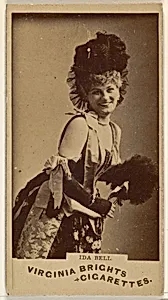 Ida Bell, from the Actors and Actresses series (N45, Type 1) for Virginia Brights Cigarettes by Allen & Ginter